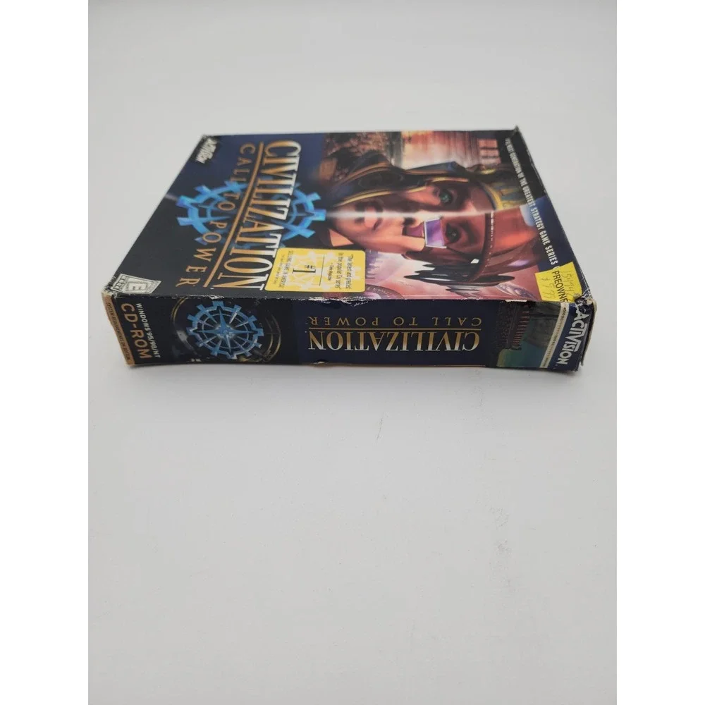 Activision Civilization Call To Power PC Game 1999 Big Box CD-ROM CIB Strategy
